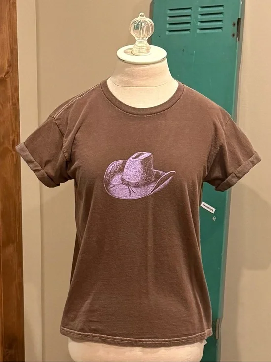Anthropologie Western Hat Graphic Tee - Picture 4 of 7